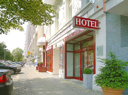 air in berlin hotel duitsland zijaanzicht ingang