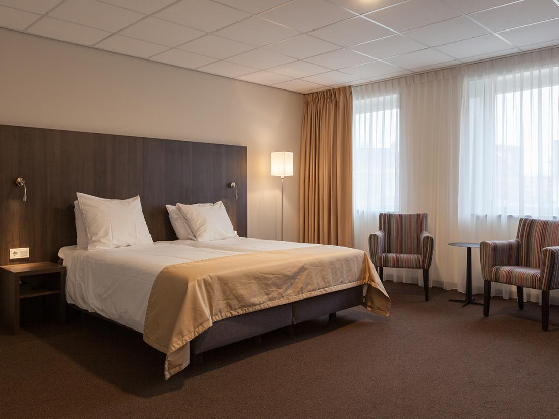 Best Western City Hotel de Jonge Hotelovernachting slaapkamer